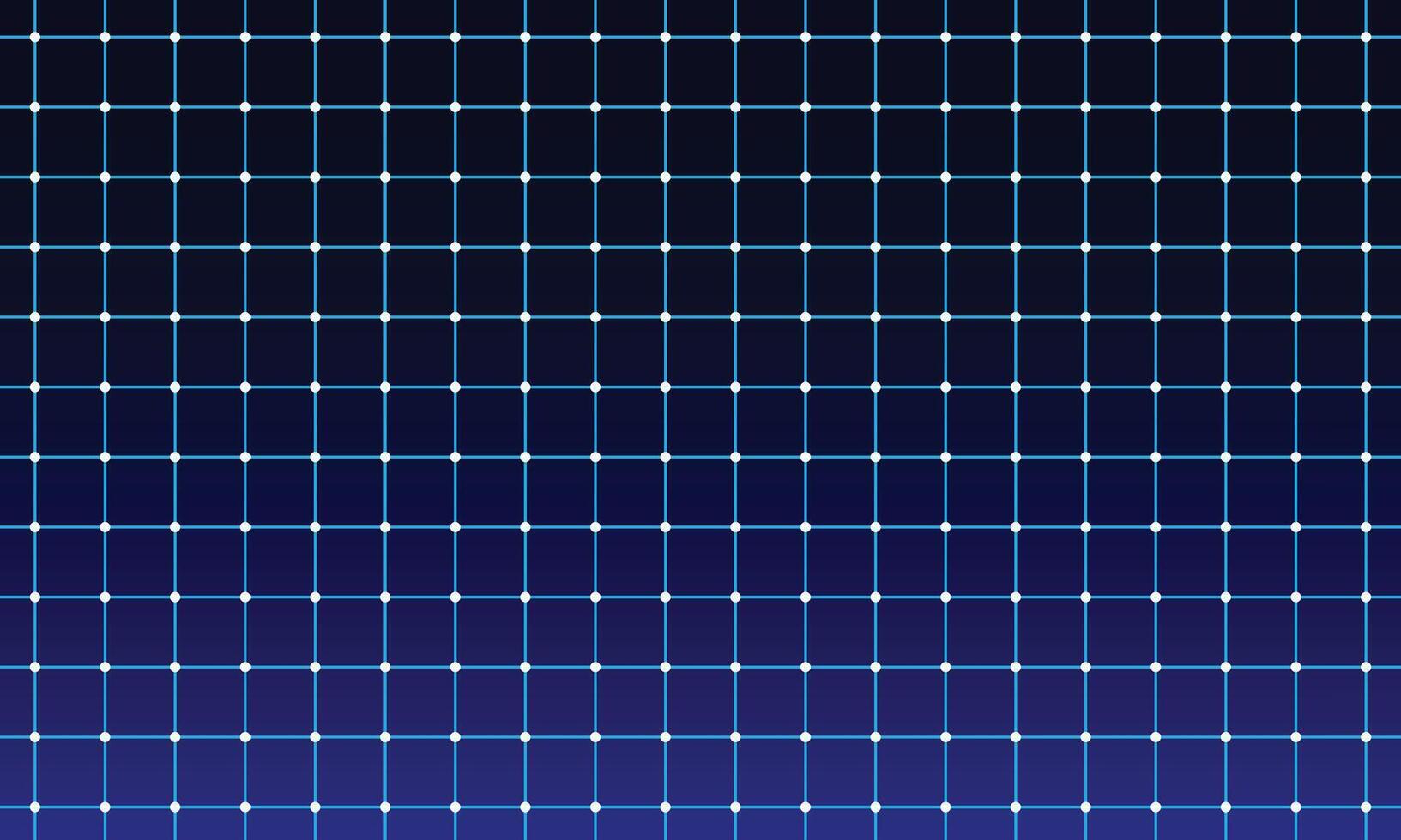 Blue grid lines on black background vector