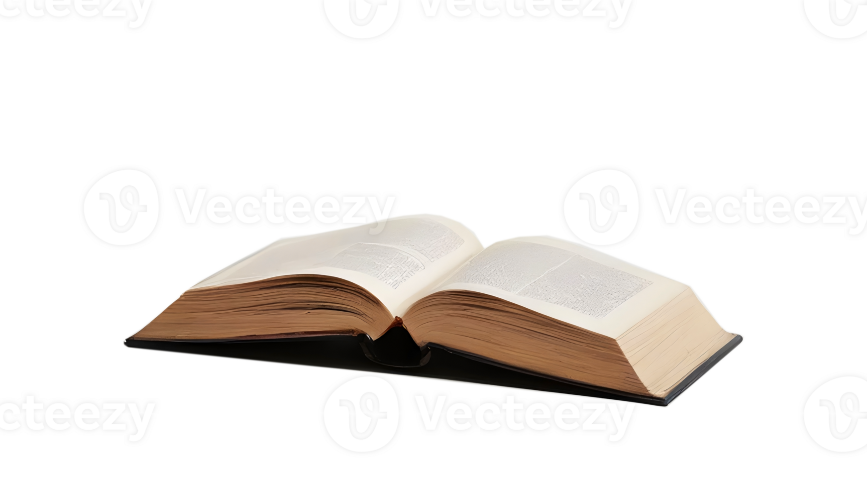 Book are stacked on transparent background.Generated Image. png