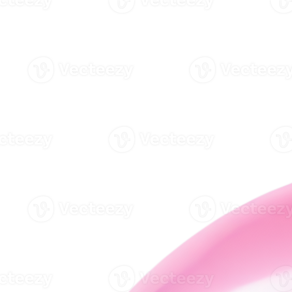Abstract pink background with smooth, flowing lines, isolated on a transparent background. Ideal for design backgrounds and overlays. png