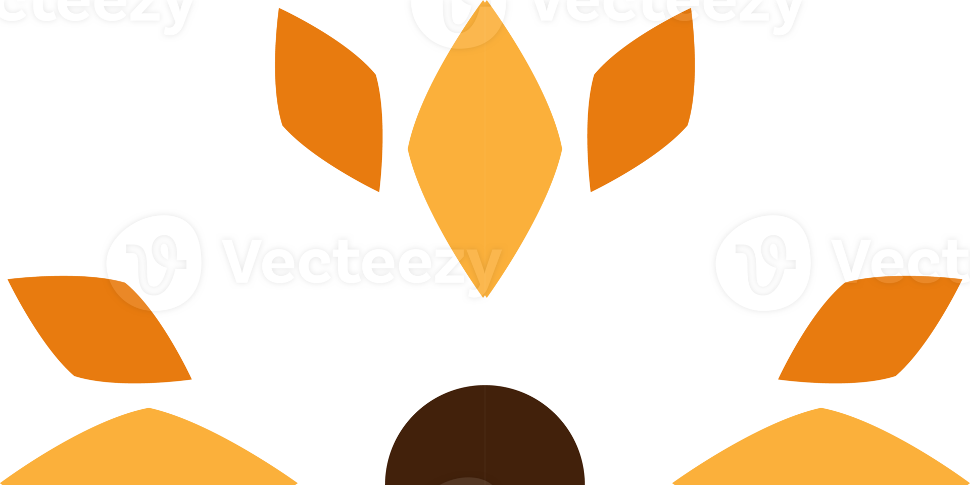 soft color flower petal design png