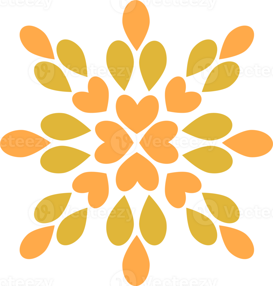 soft color flower petal design png