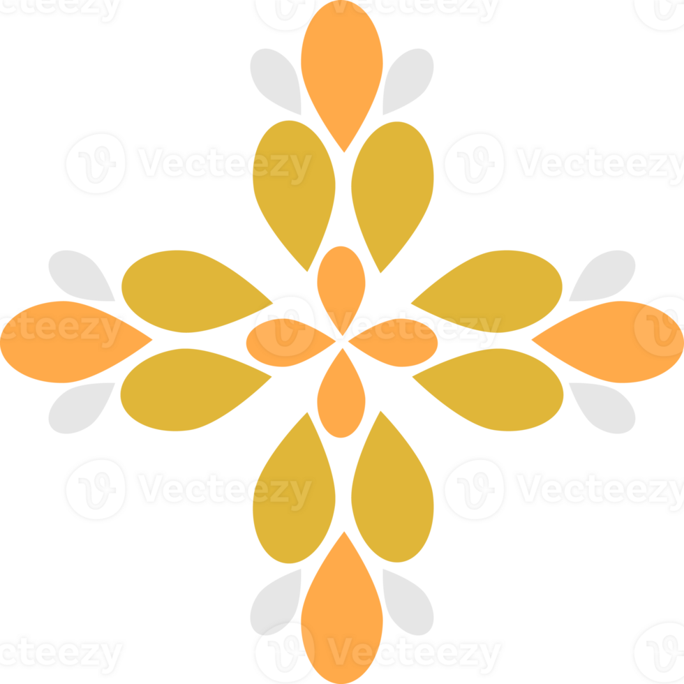 soft color flower petal design png