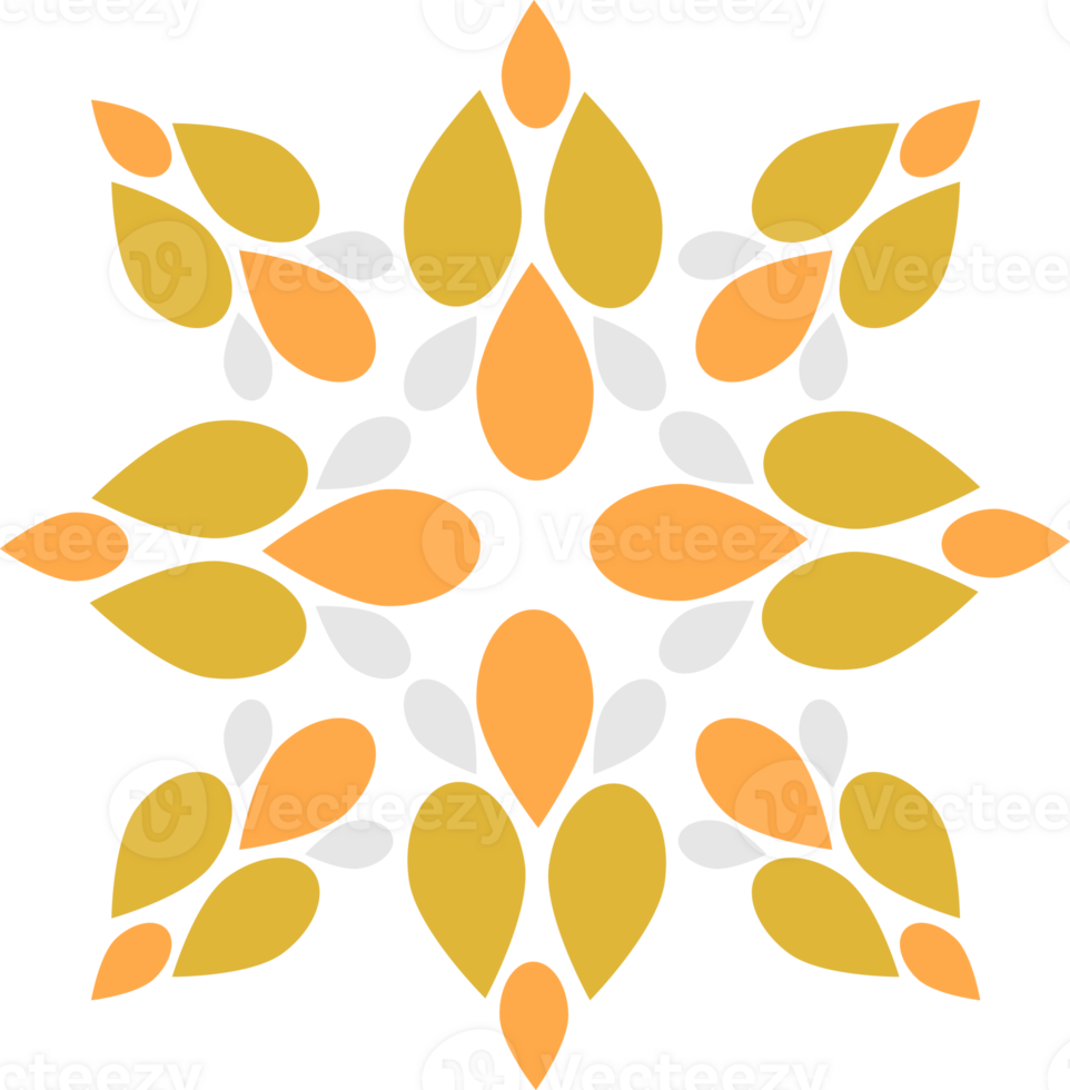 soft color flower petal design png