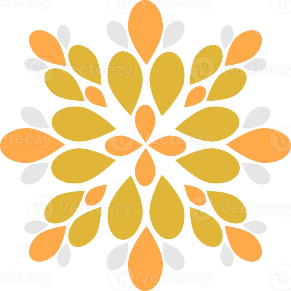 soft color flower petal design png