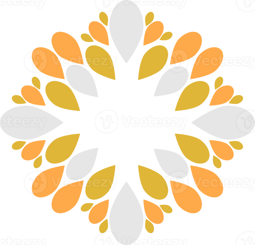 soft color flower petal design png