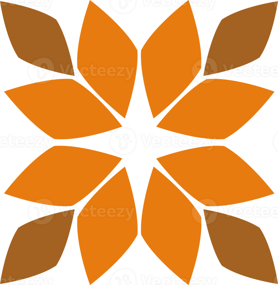 flower petal soft color style design png