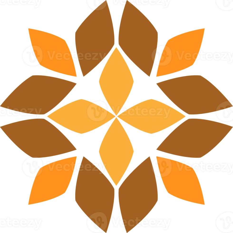 flower petal soft color style design png