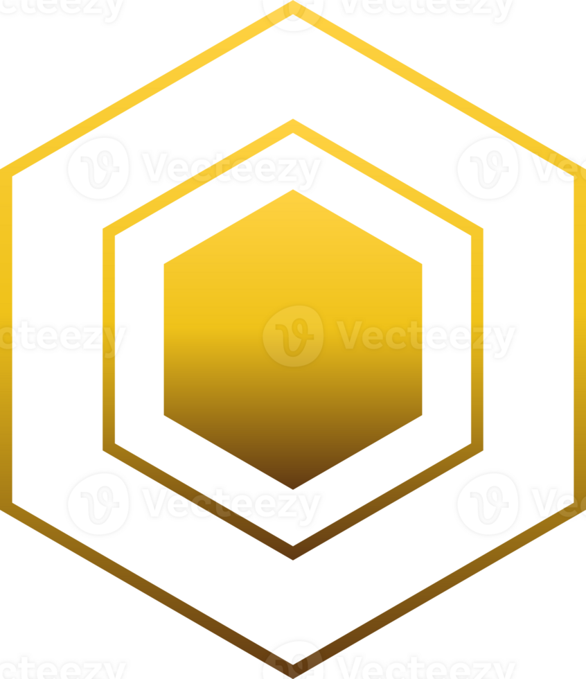 luxury golden geometry pattern element png