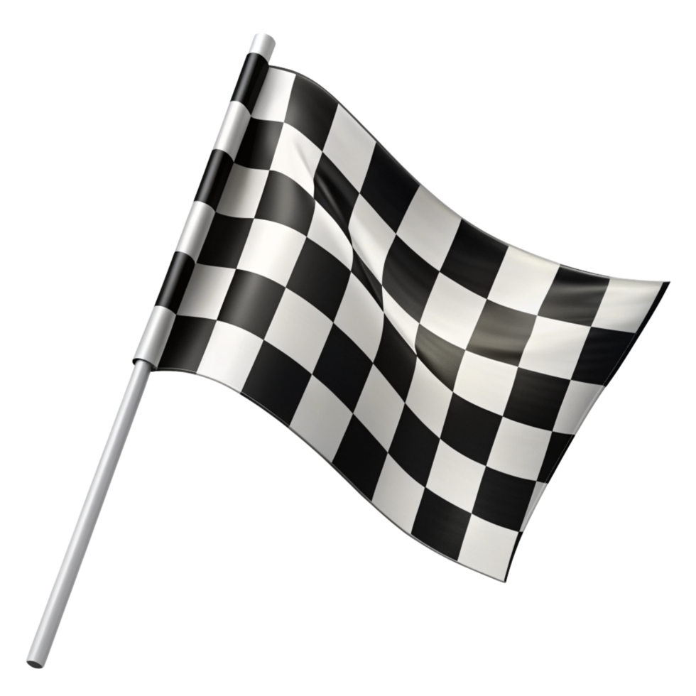 Black and White Checkered Flag Item png