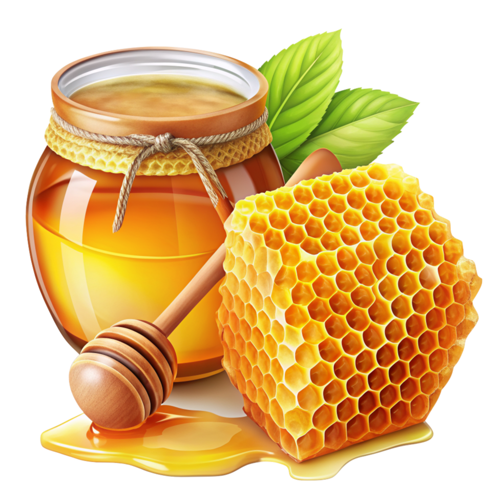 Honey and Honeycomb Realistic Item png