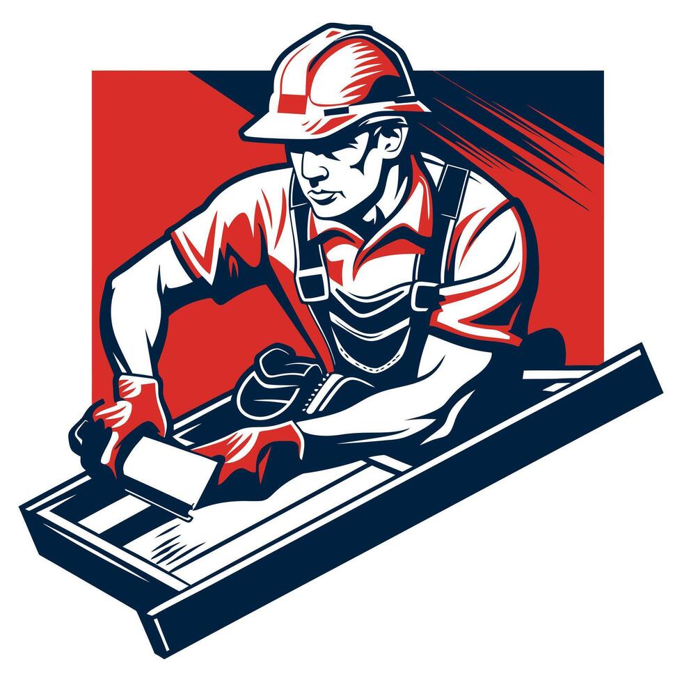 woodcarving illustration on white background vector