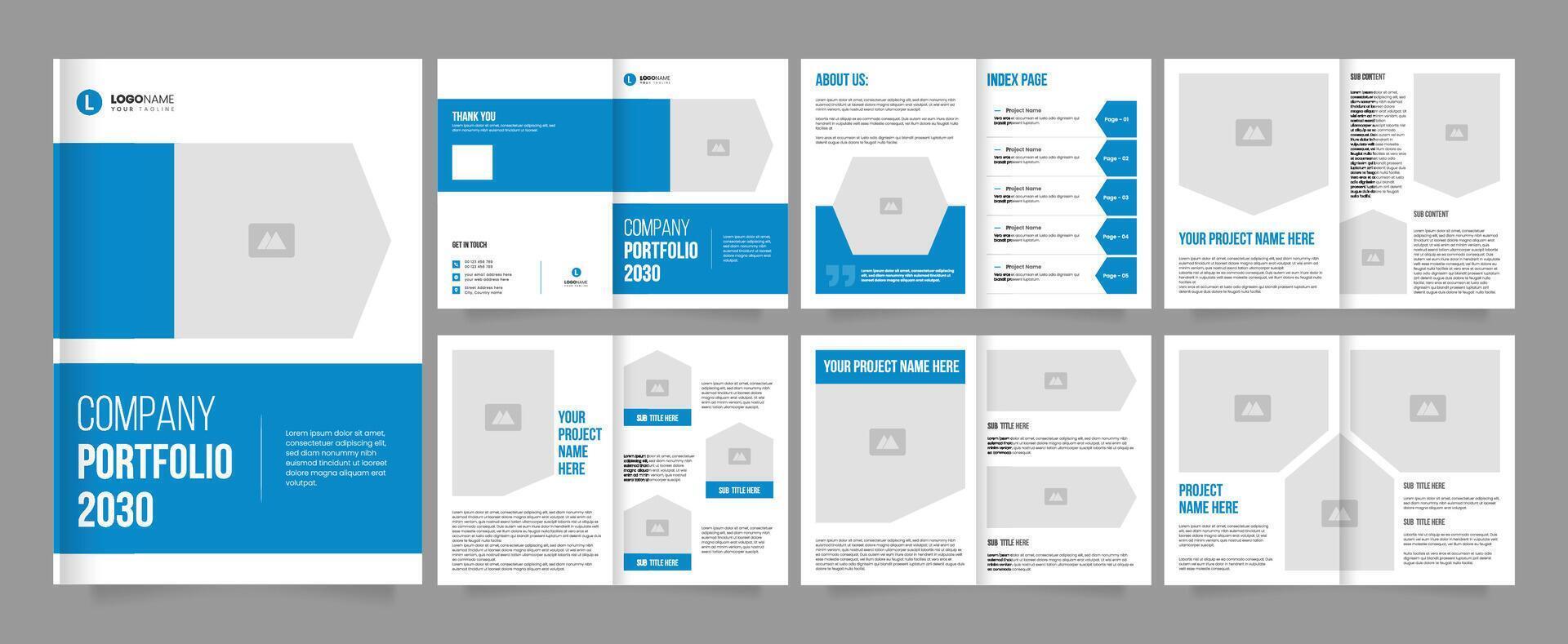 Company Brochure Template 2 vector