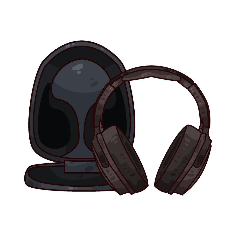 Illustration of headphone vector