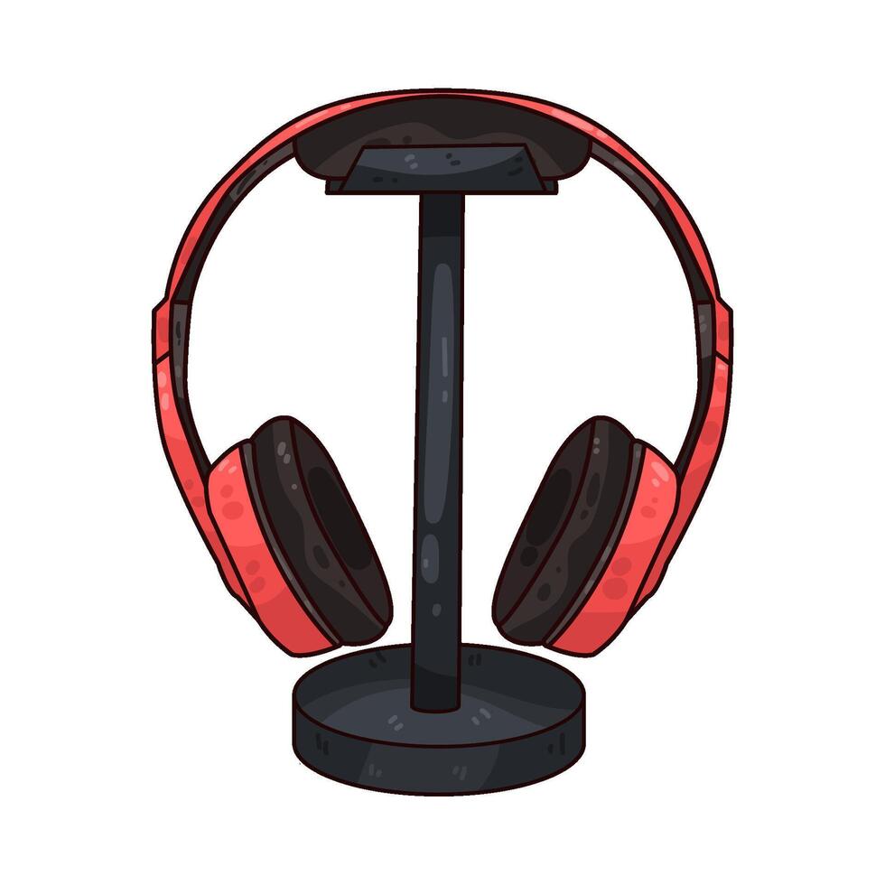 Illustration of headphone vector