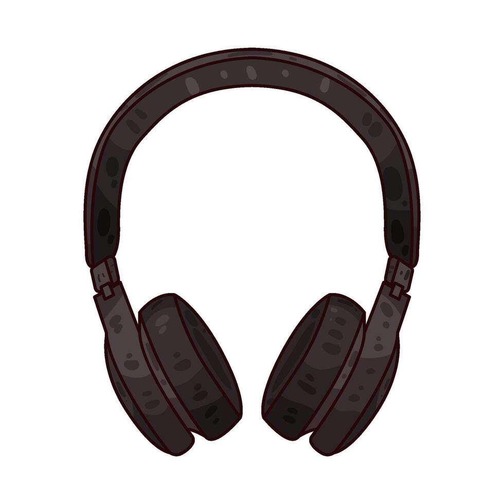 Illustration of headphone vector