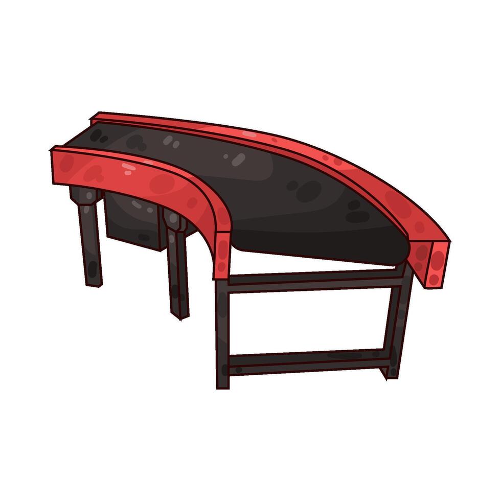Illustration of conveyor vector
