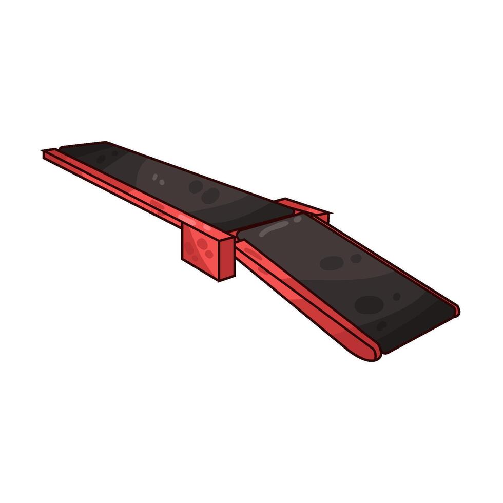 Illustration of conveyor vector