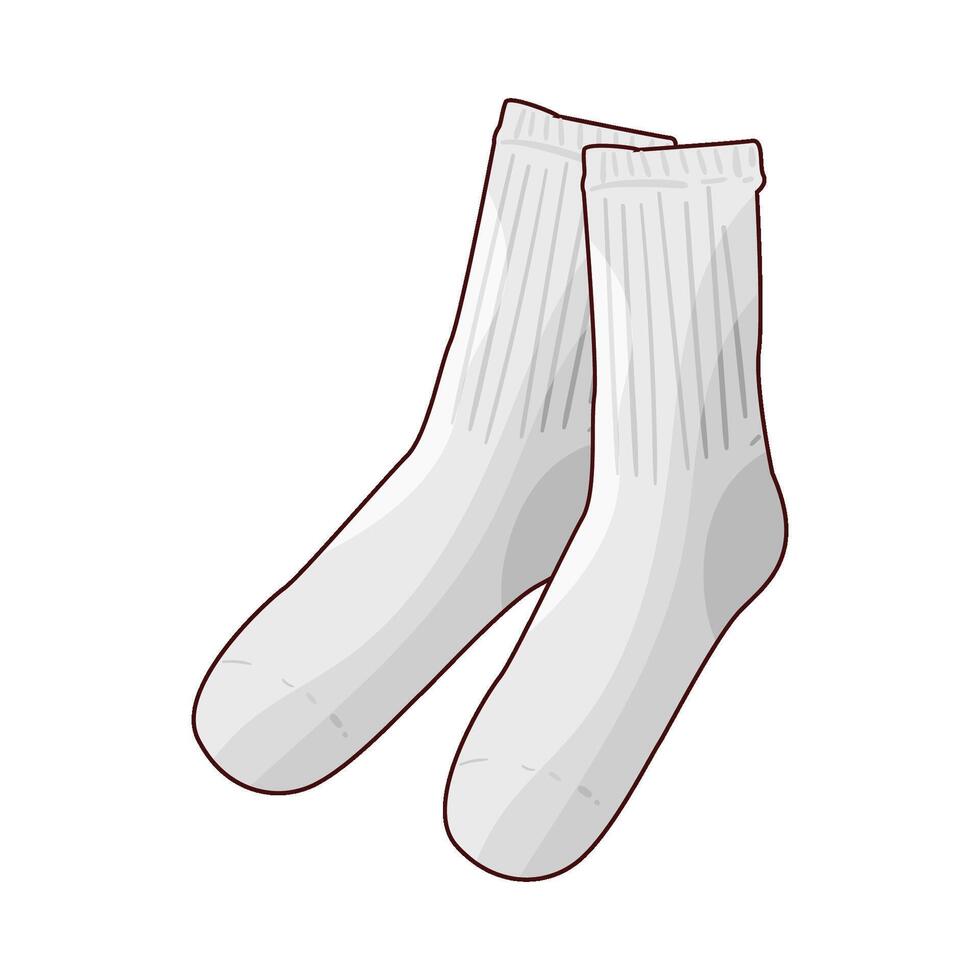 Illustration of sock vector