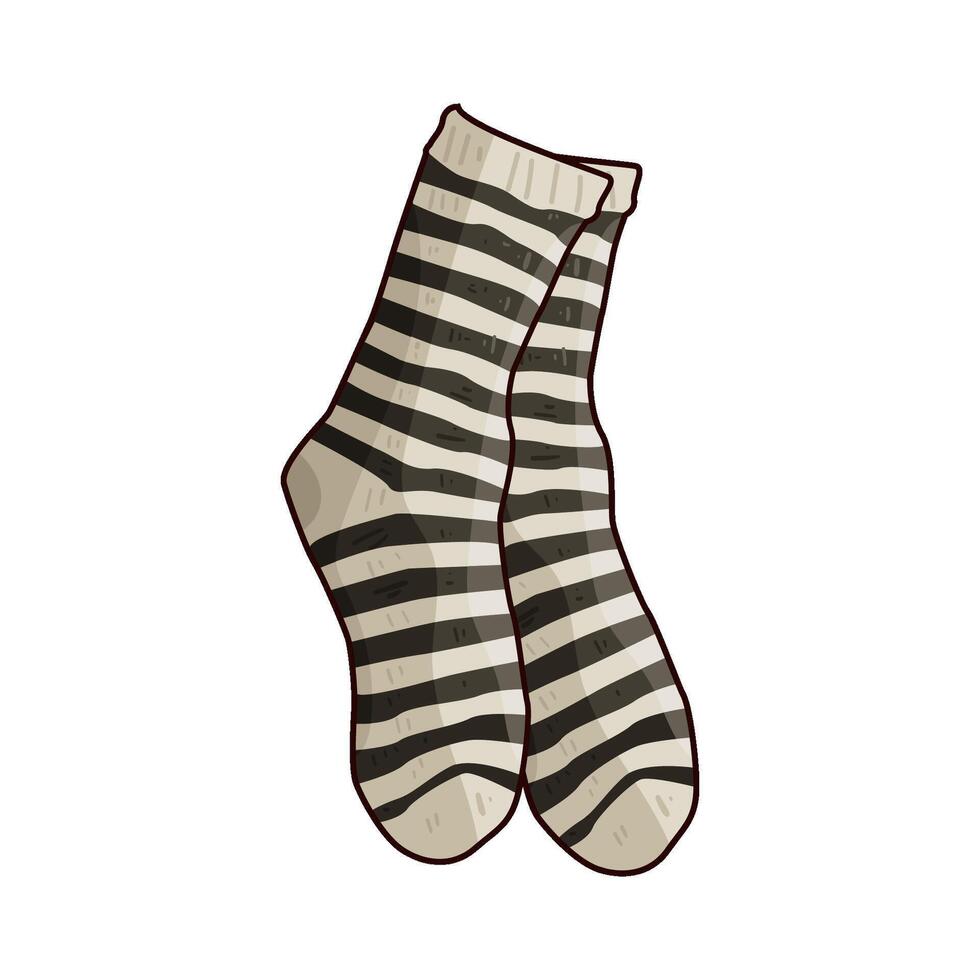 Illustration of sock vector