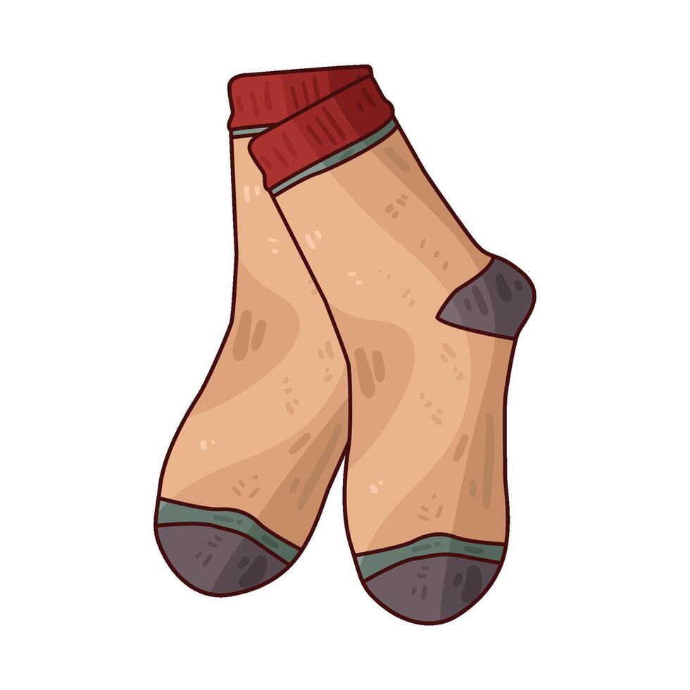 Illustration of sock vector