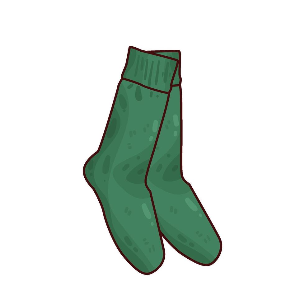 Illustration of sock vector
