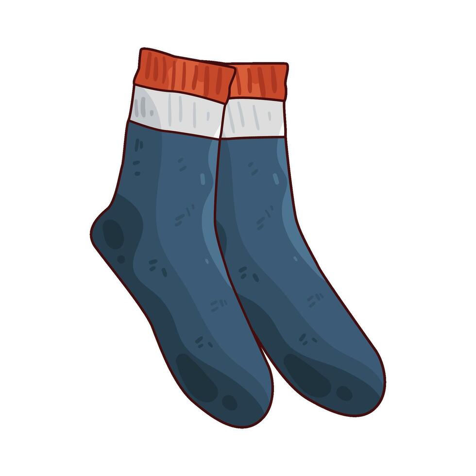 Illustration of sock vector
