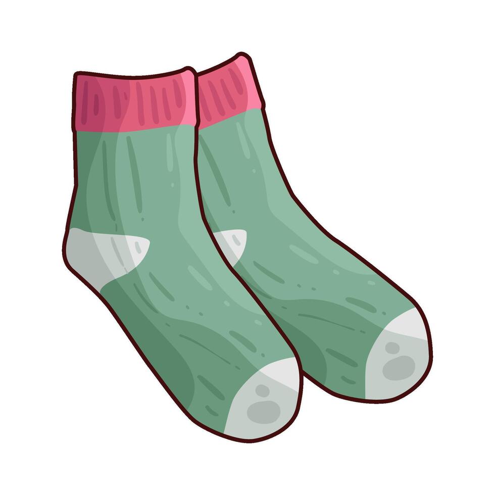 Illustration of sock vector
