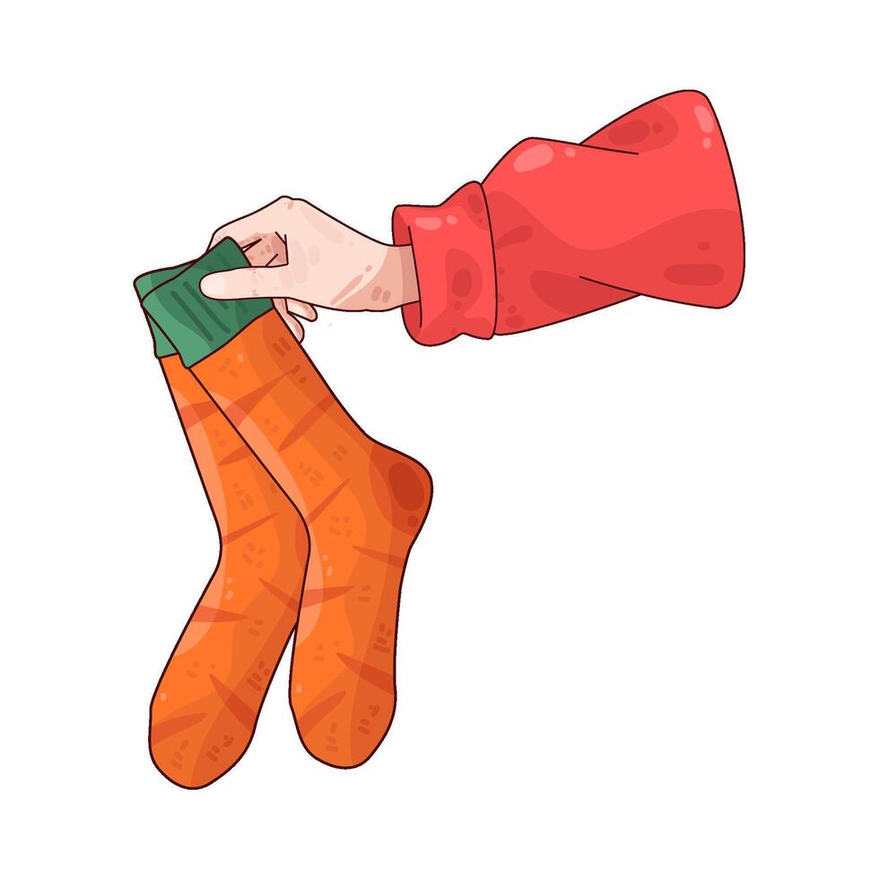 Illustration of sock vector