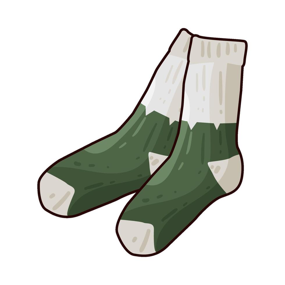 Illustration of sock vector