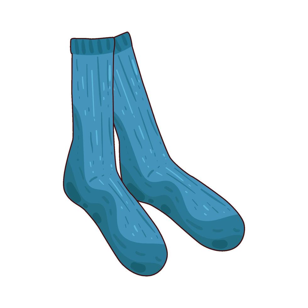 Illustration of sock vector