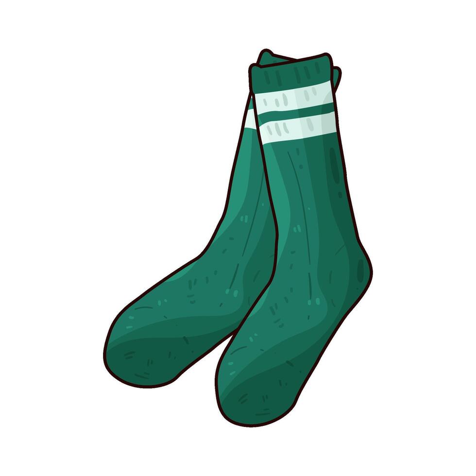 Illustration of sock vector
