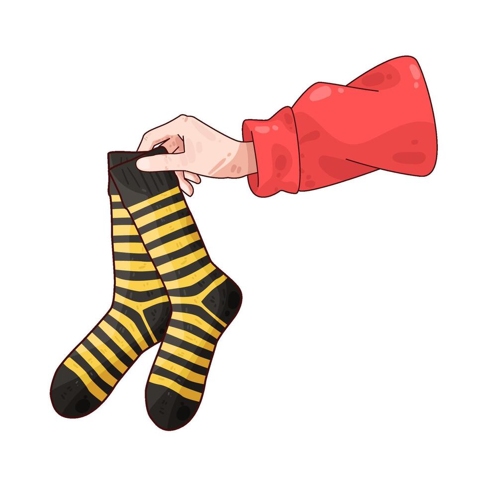 Illustration of sock vector