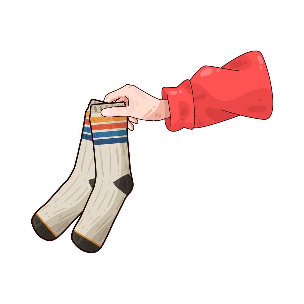 Illustration of sock vector