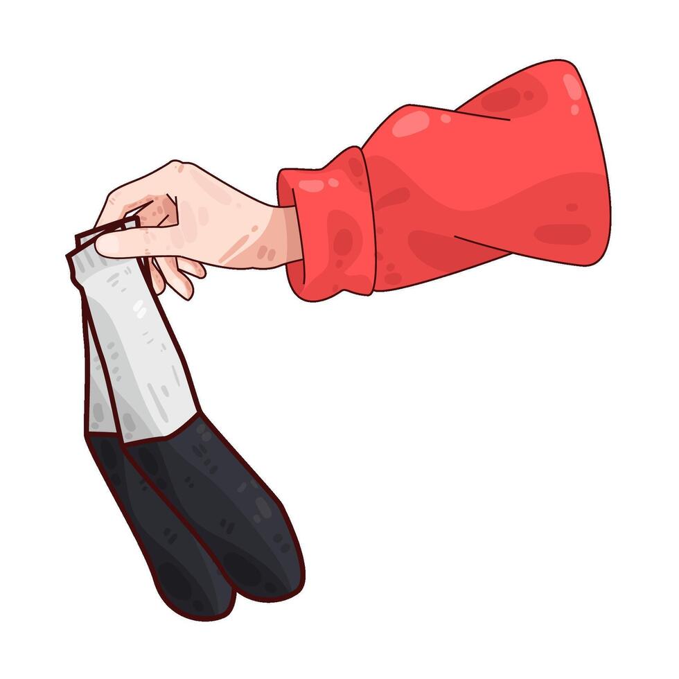 Illustration of sock vector
