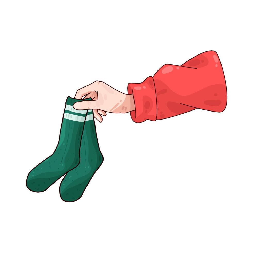 Illustration of sock vector