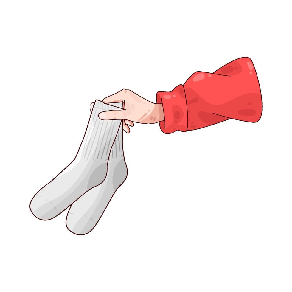 Illustration of sock vector