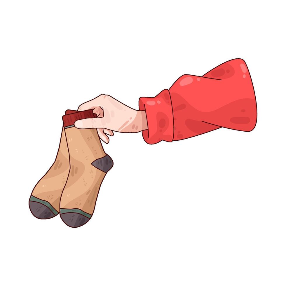 Illustration of sock vector