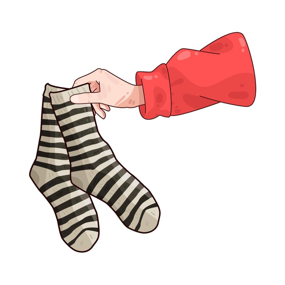 Illustration of sock vector