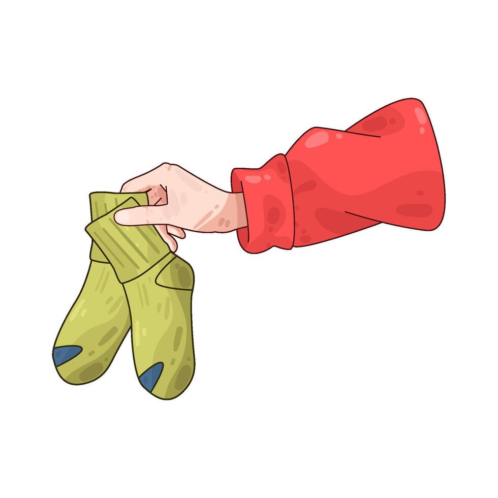 Illustration of sock vector