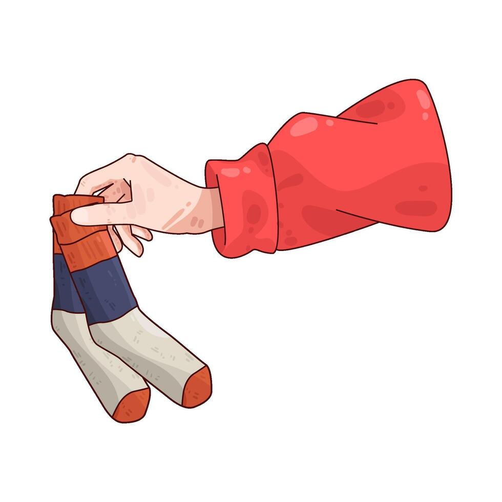 Illustration of sock vector