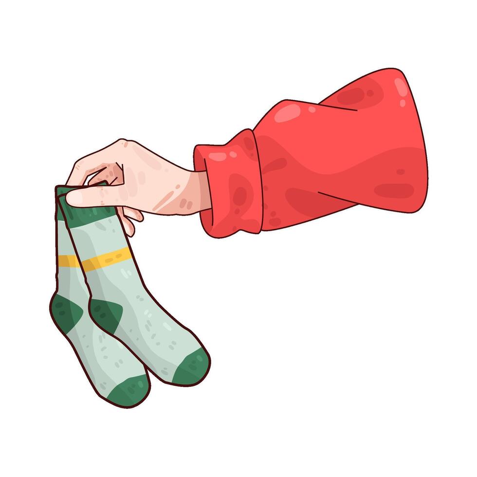 Illustration of sock vector