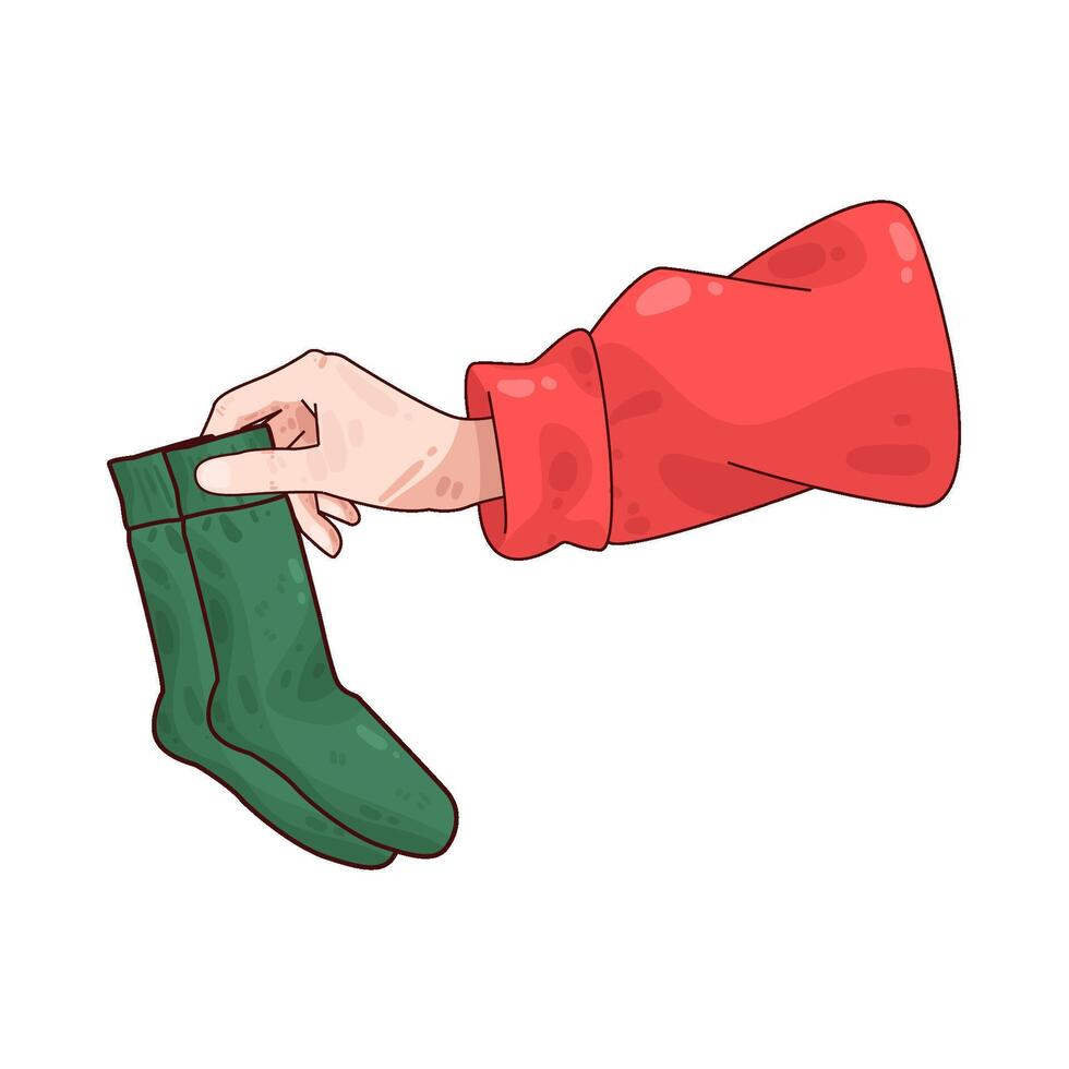 Illustration of sock vector