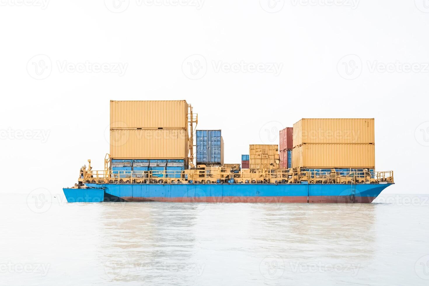 Cargo Ship on Calm Waters photo