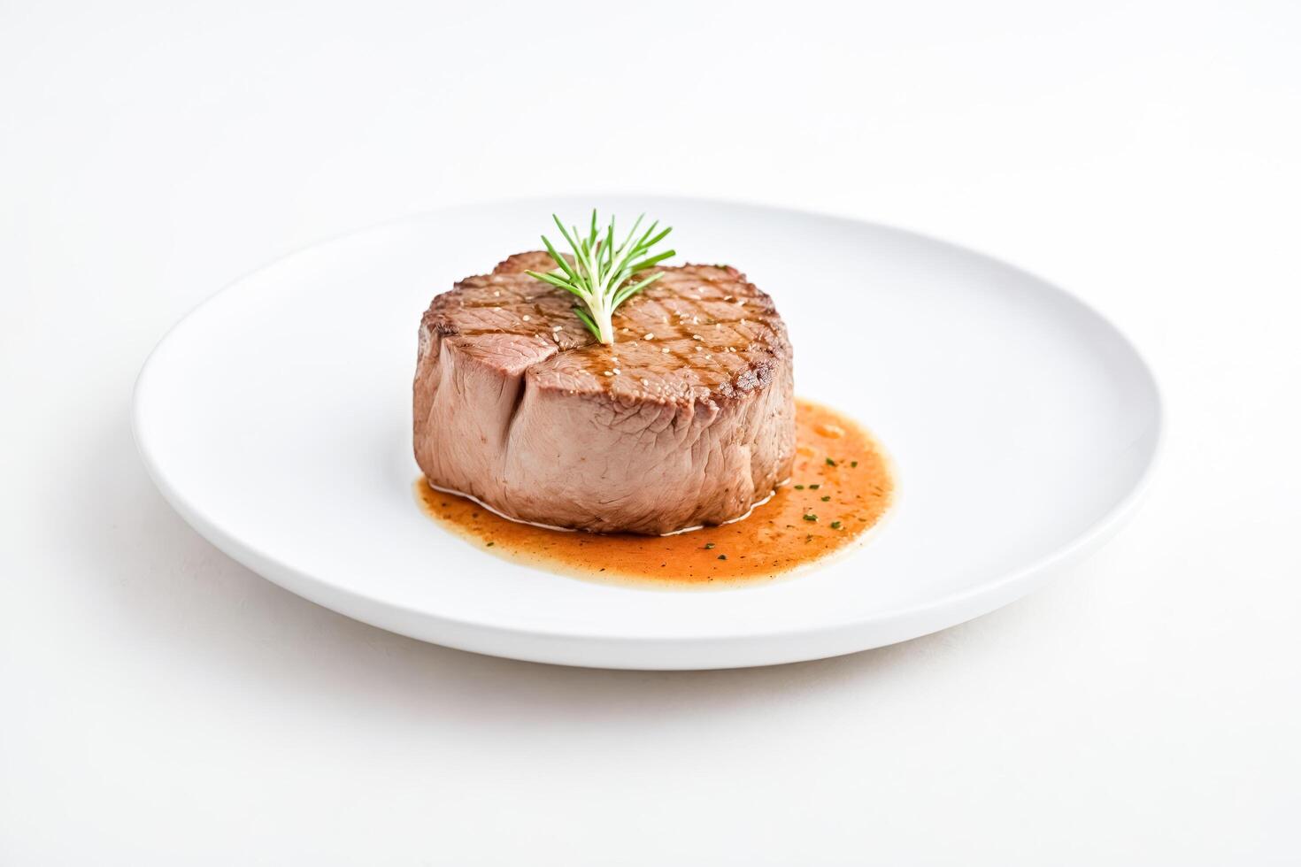 Grilled Steak with Rosemary photo