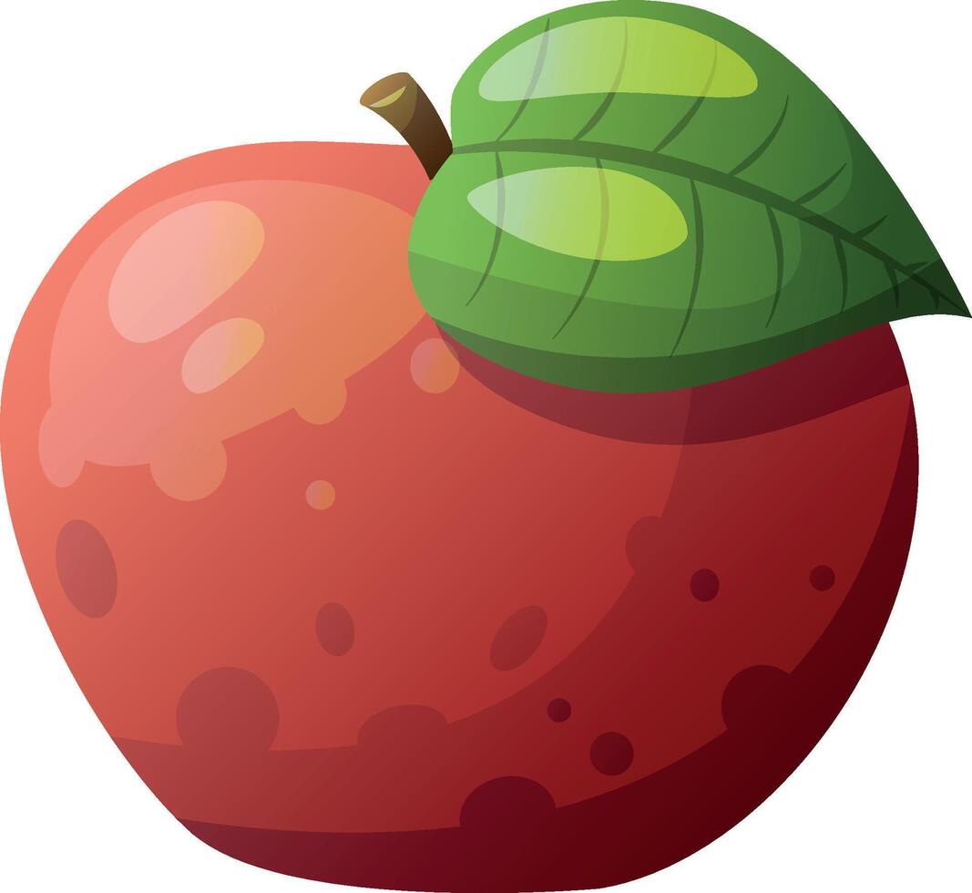 image Isolated drawing apples on a white background, red apples, apple slices, apple slices, sliced apples. vector
