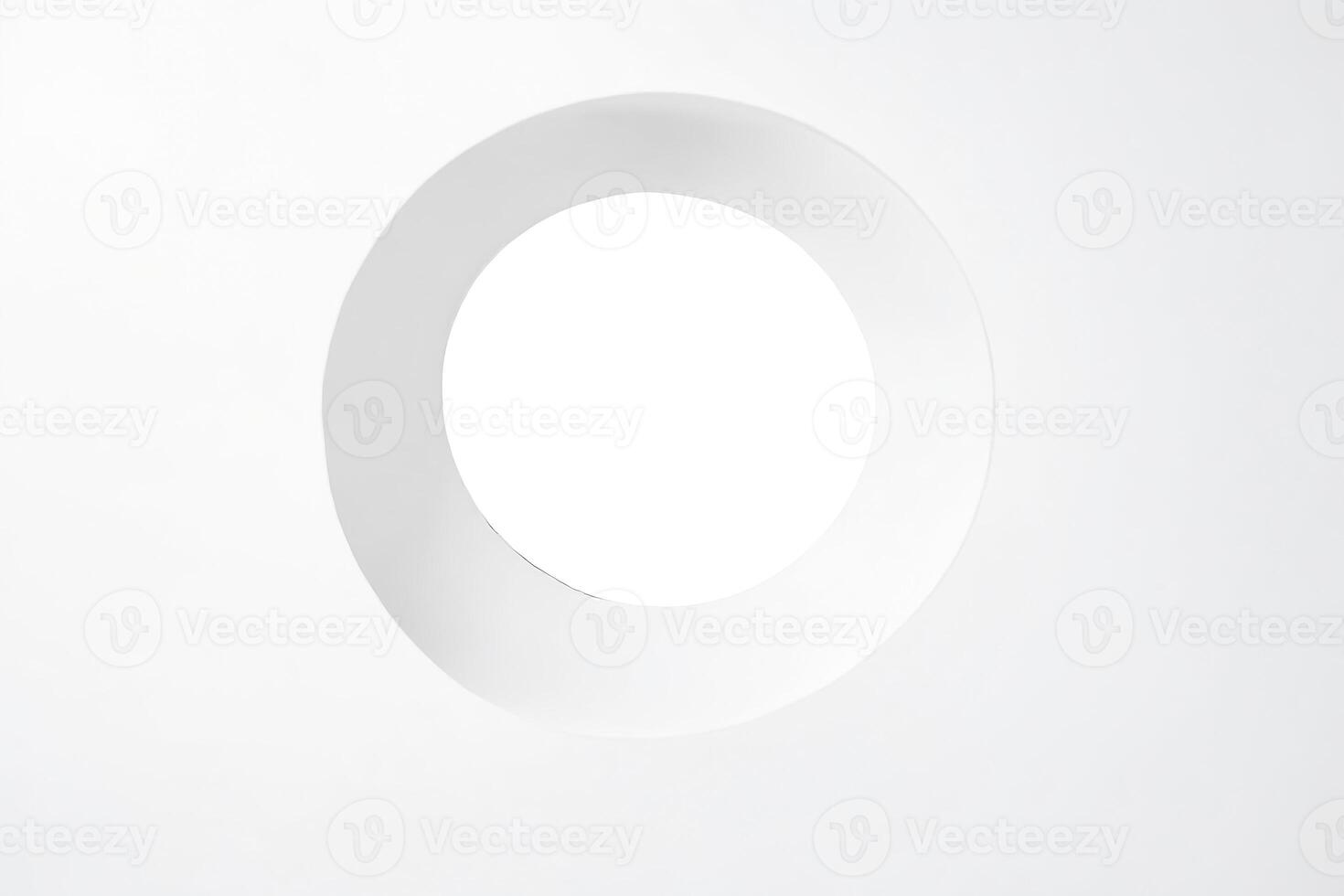 White Round Hole in a Wall photo