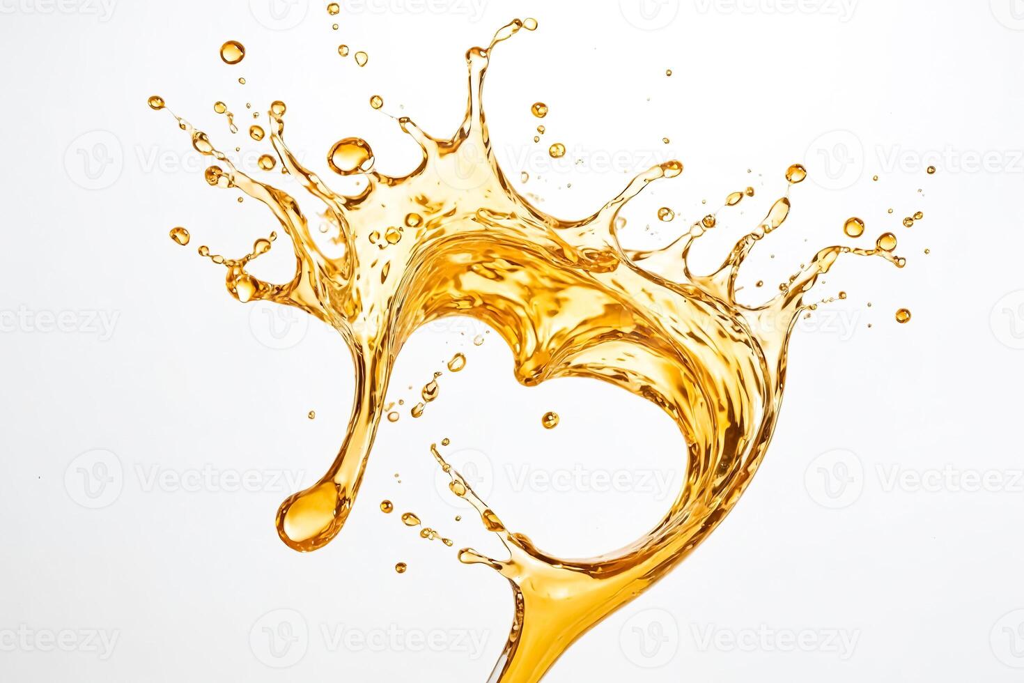Golden Liquid Splash photo