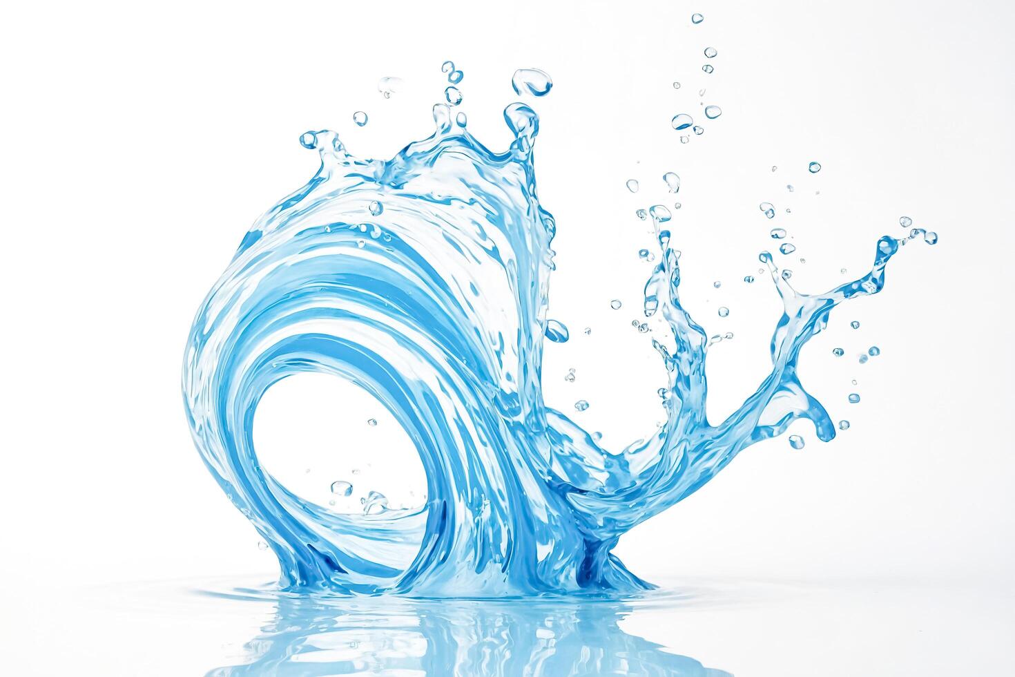 Abstract Water Splash photo