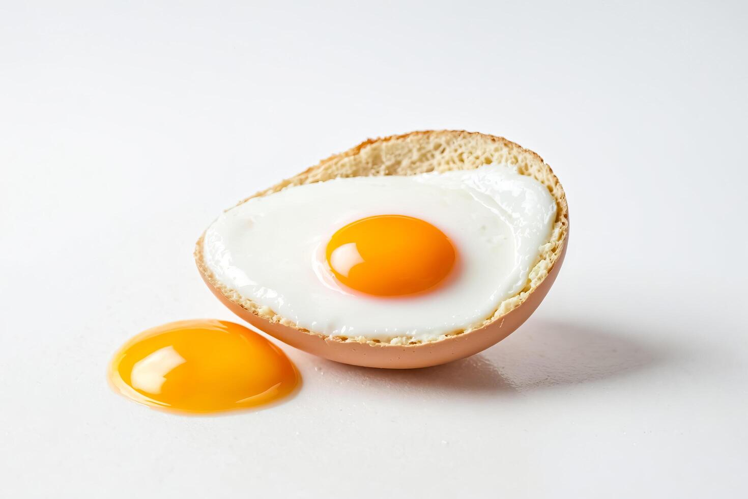 Fried Egg In Cracked Shell photo