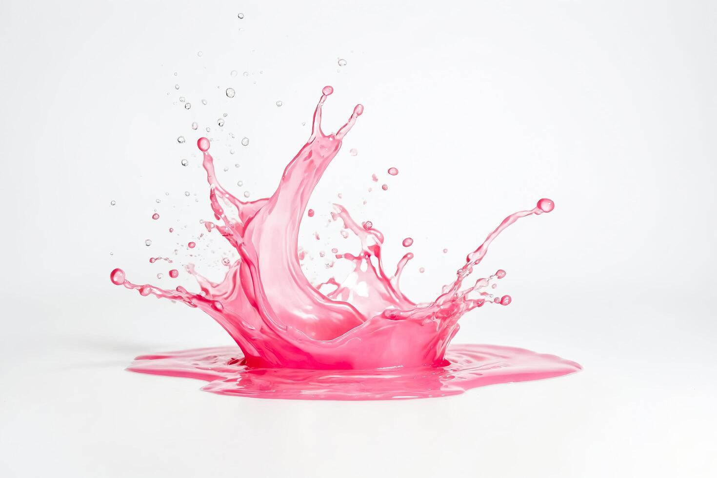 Pink Liquid Splash photo